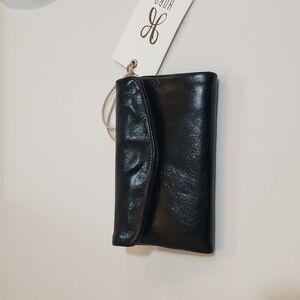 HOBO Classic Black Leather Wallet